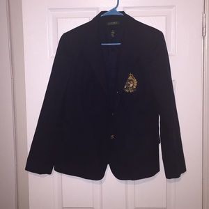 Lauren by Ralph Lauren navy blazer with emblem :)