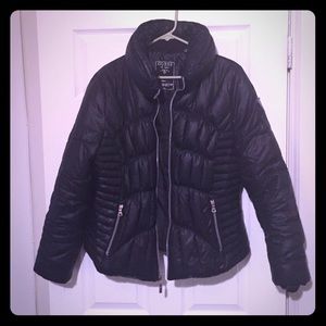 Guess black puffer jacket :)