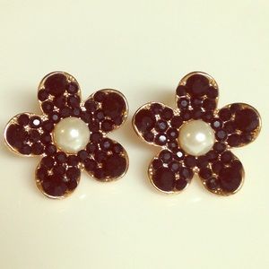 Flower earrings