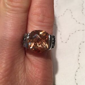 TOPAZ RING DAVID YURMAN STYLE