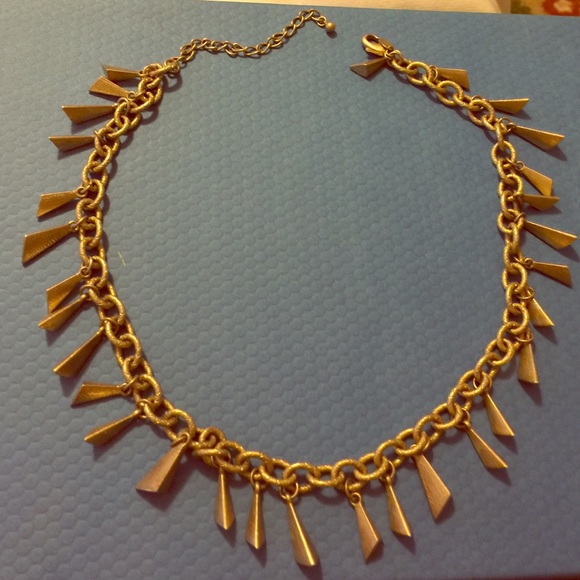 Lia Sophia Brushed Gold Necklace