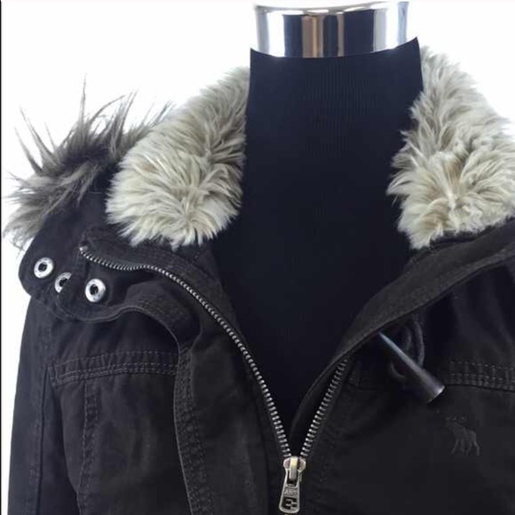 SOLD  💞 Abercrombie Hooded Winter Coat - Picture 4 of 4