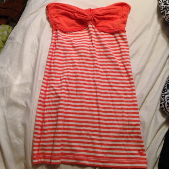 Strapless tank top