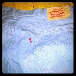 Mens levis cut off shorts