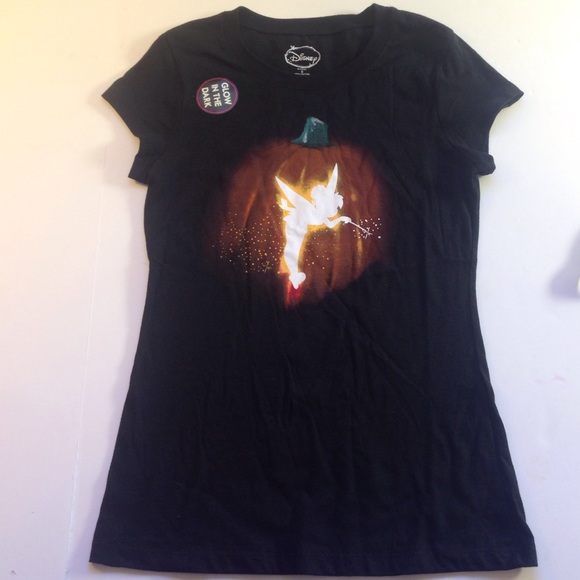 DISNEY TINKERBELL GLOW IN DARK TEE S
