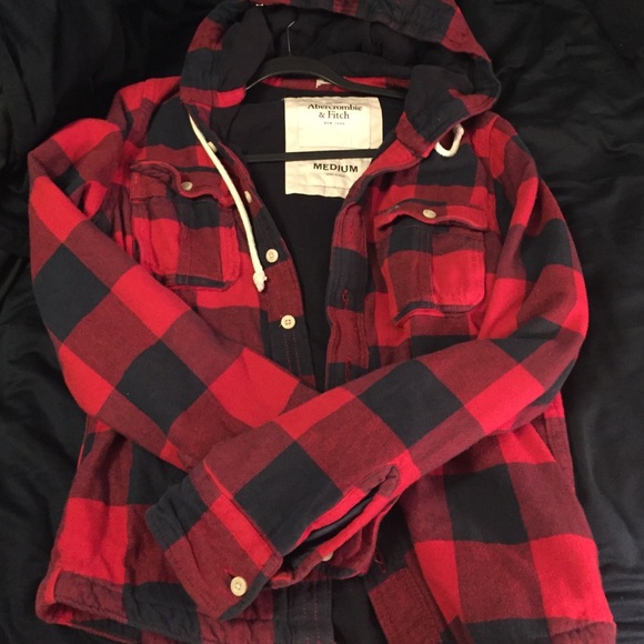 Abercrombie & Fitch Flannel Coat