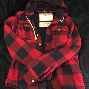 Abercrombie & Fitch Flannel Coat