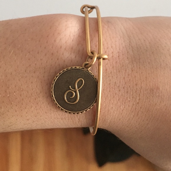 Alex and Ani letter S bracelet