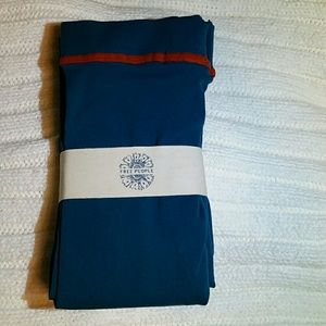 NEW Free People Opaque Tights Turquoise Colored!