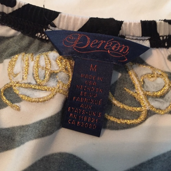 Dereón Strapless Maxi Dress Zebra Print - Picture 3 of 3