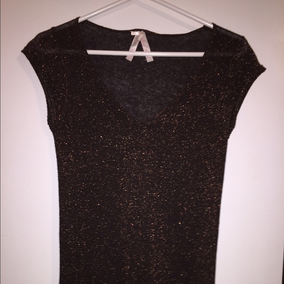 Brown glitter shirt