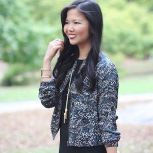 LOFT Jackets & Coats - Fall Floral Print Bomber Jacket LOFT Jackets & Coats - Fall Floral Print Bomber Jacket