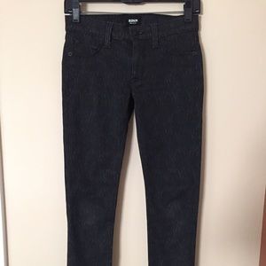 Hudson Krista super skinny jeans in chap black.