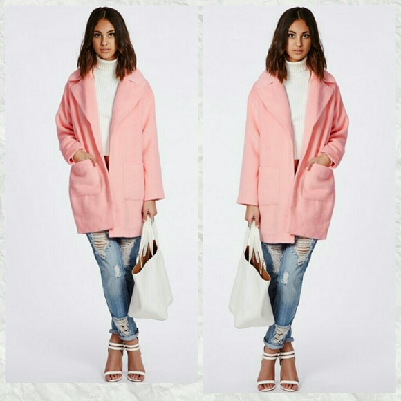Missguided Jackets & Blazers - Misguided Pink Coat