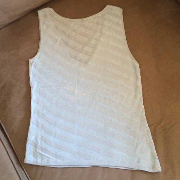 Paso Sweaters Tiger Vneck Sleeveless Asymmetrical - Picture 3 of 4