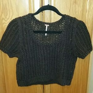 REDUCED💥Free People Sweater Crochet Crop Top