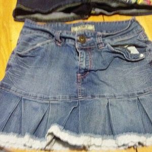 Little girls jean skirt