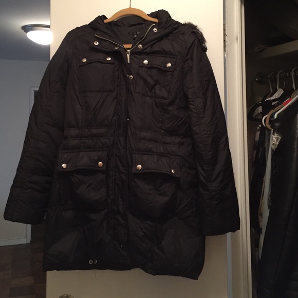 Aqua winter coat