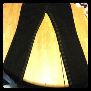 Little girl jean leggings
