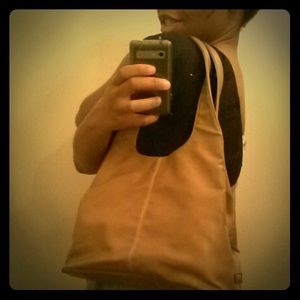 Vintage Nine West Purse Medium Size Tan Color