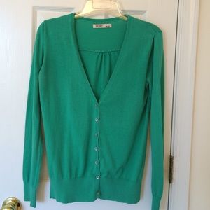 Old Navy Kelly green cardigan