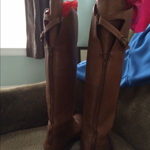 Pazzo tall riding boots brown