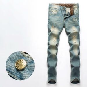 Mens Straight Leg Jeans High Quality Fashion Denim