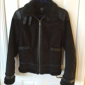 Express suede motorcycle jacket