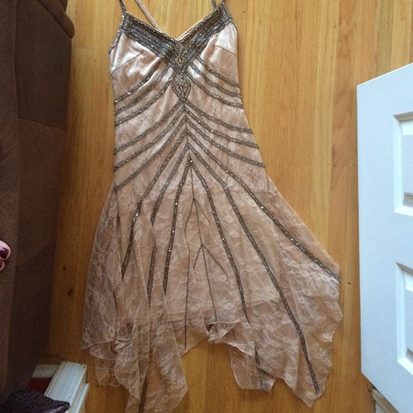 Sue Wong Formal Midi Dress - beautiful bead detail