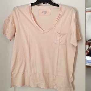 Women's XL light peach Tshirt