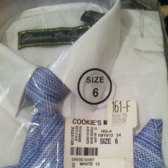 Boys Tailored Shirt & Tie Set - Picture 2 of 2