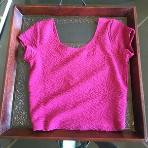 Maroon crop top- never worn