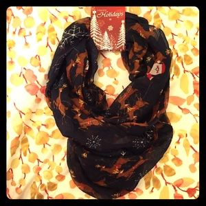 Ugly Christmas/Holiday party infinity scarf NWT
