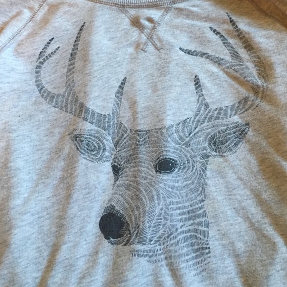 Grey deer sweater sz S - Picture 2 of 3
