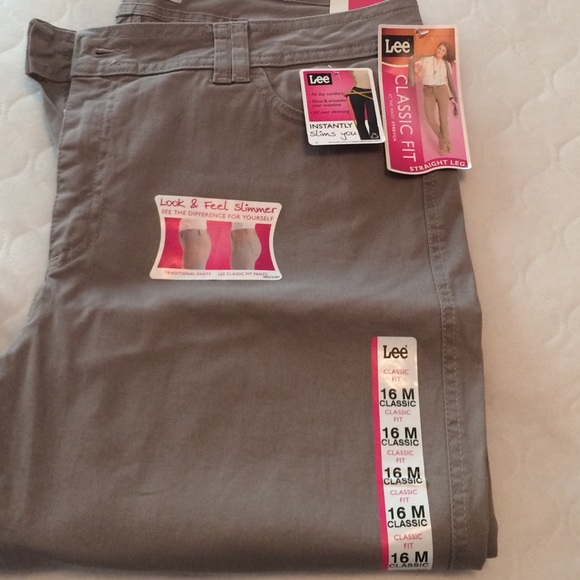 Lee classic fit straight leg pants