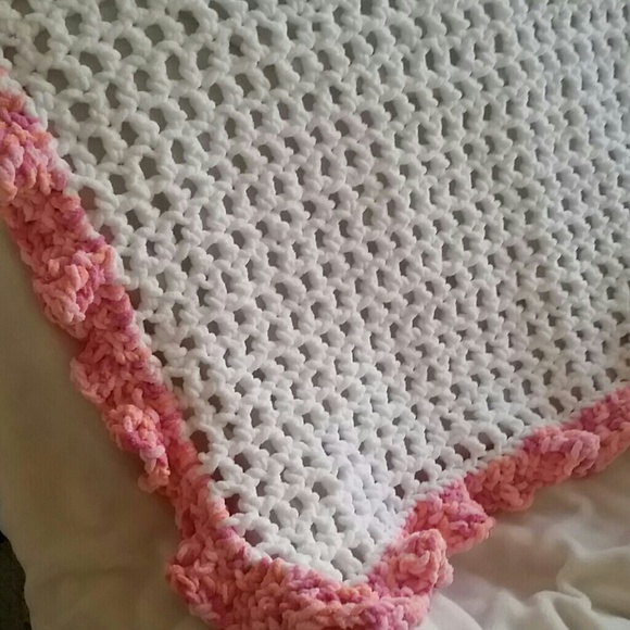 Luxe Crocheted baby blanket
