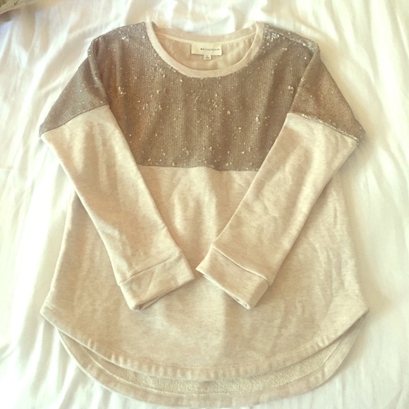 Sequin-embellished sweatshirt - Picture 1 of 3