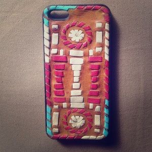 Free People leather iPhone 5 case
