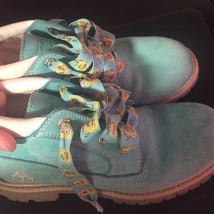Baby blue timberlands