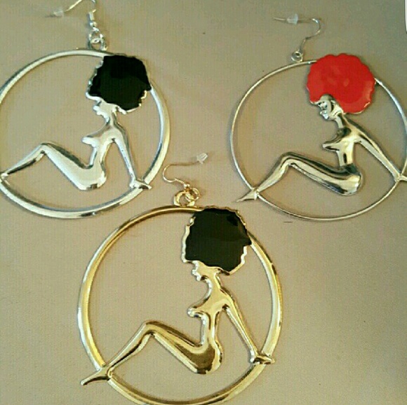 ✔️ Last One! "Afro Chica" Women's Earrings