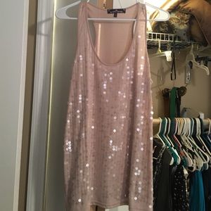 Sequin tank top