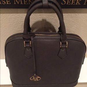 Gray Vegan Leather Bag