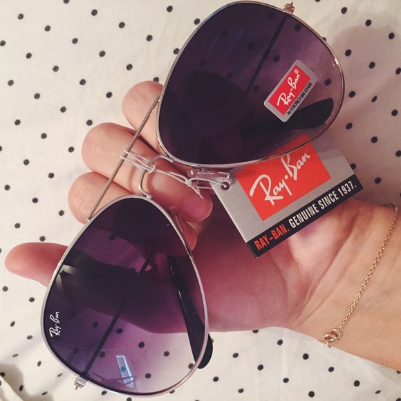 NWT silver aviator sunglasses