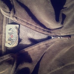 Juicy Couture zip up jacket in forest green