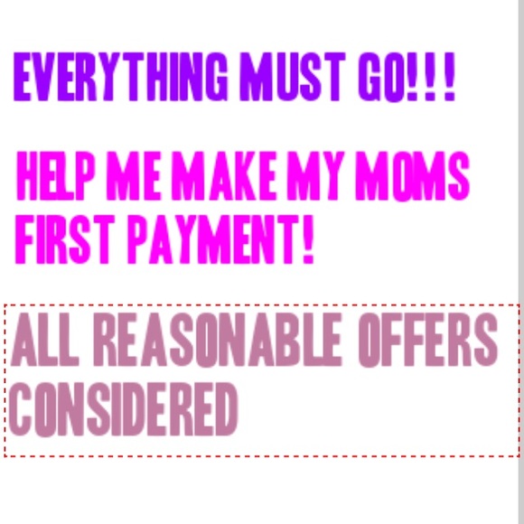 Everything must go!