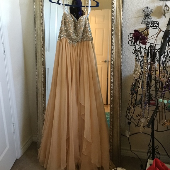 Beaded ball gown