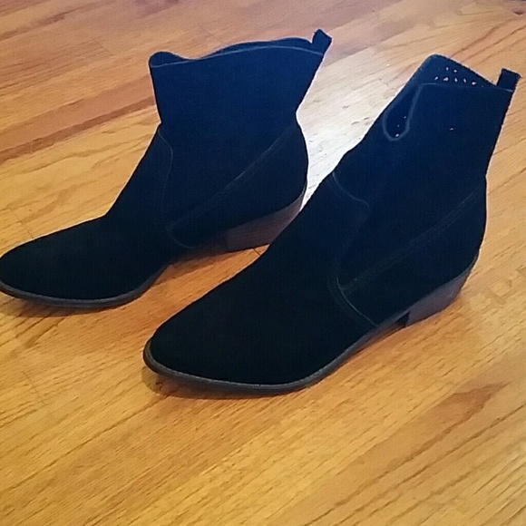 Black Western Booties