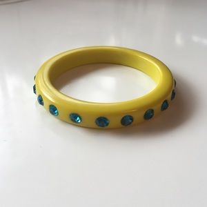 NWOT Juicy Couture plastic rhinestone bangle