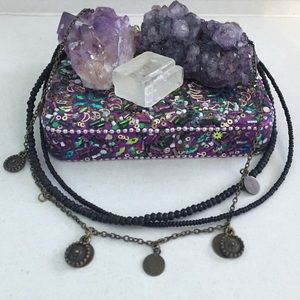 Layered choker necklace