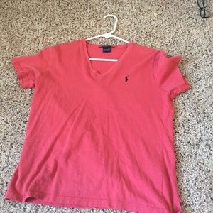 Woman's POLO RALPH LAUREN short sleeve v neck